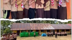 Peringati Hari Sumpah Pemuda, SMP Negeri Tangagah Tumbuhkan Semangat Pemuda Lewat Perkemahan Pramuka Penggalang