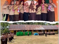 Peringati Hari Sumpah Pemuda, SMP Negeri Tangagah Tumbuhkan Semangat Pemuda Lewat Perkemahan Pramuka Penggalang